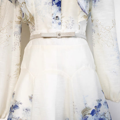 Vivienne Garden Ruffle Midi Set