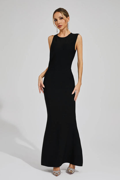 Solène Open Back Gown