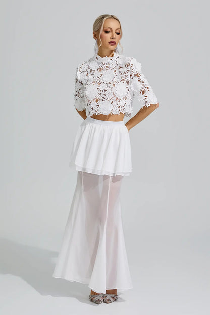 Elara Lace Two-Piece Set