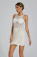 Harrie pearls mini dress