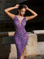 Rhinestone purple maxi dress (8267919098094)