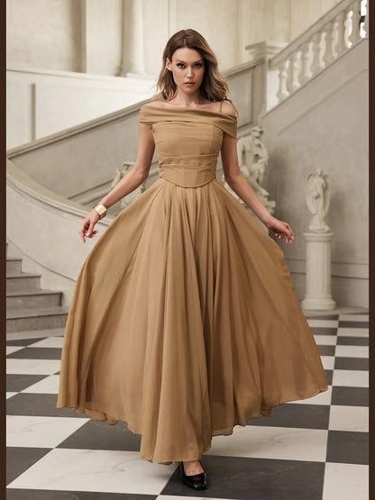 Laurette Draped Maxi Dress