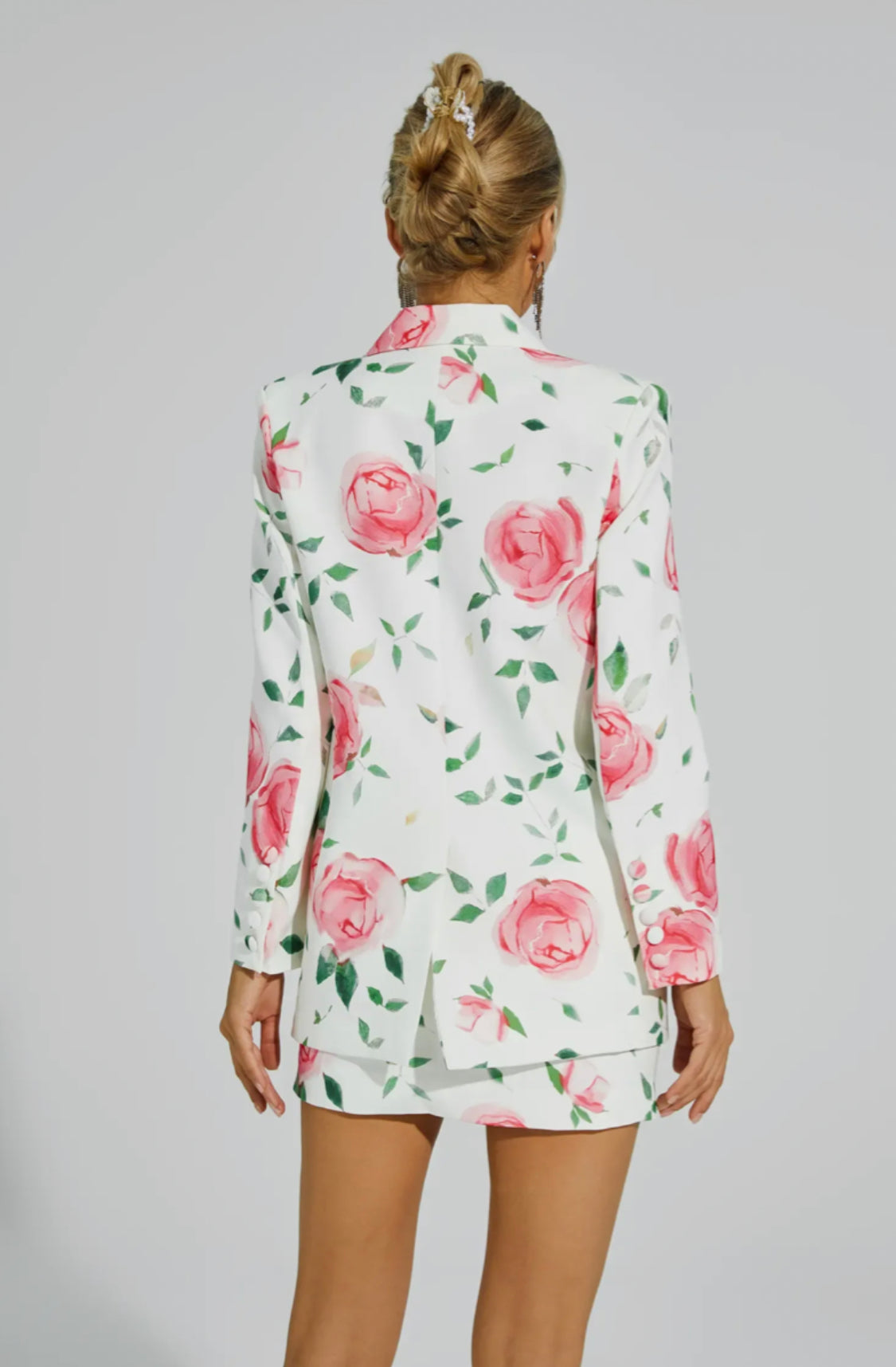 Rose blazer set