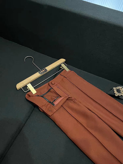 Vienna Double-Breasted Blazer and Flared Pants Set