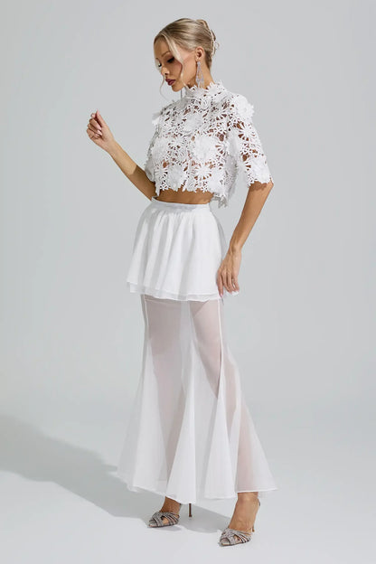Elara Lace Two-Piece Set