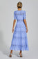 Courtney blue maxi dress