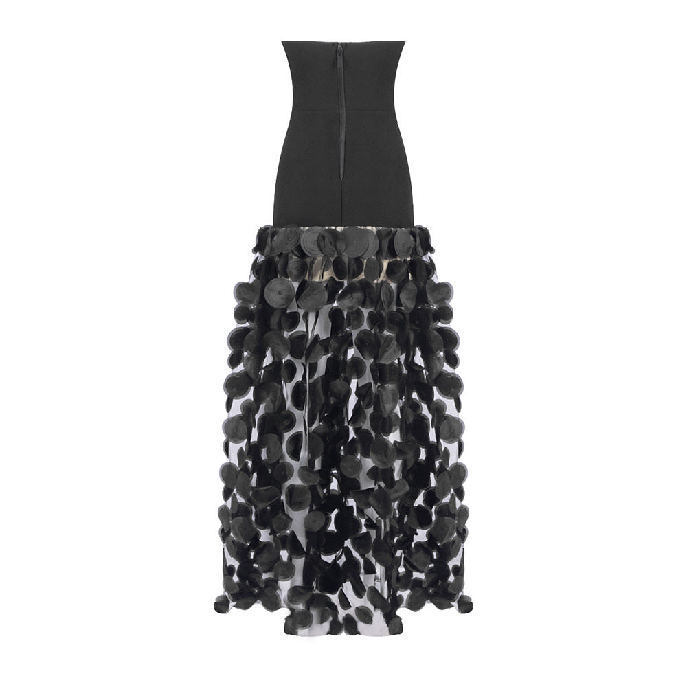 Ophelia Illusion Tulle Gown