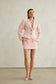 Pink cinched blazer/skirt set