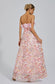 Priscilla sequin pink maxi dress