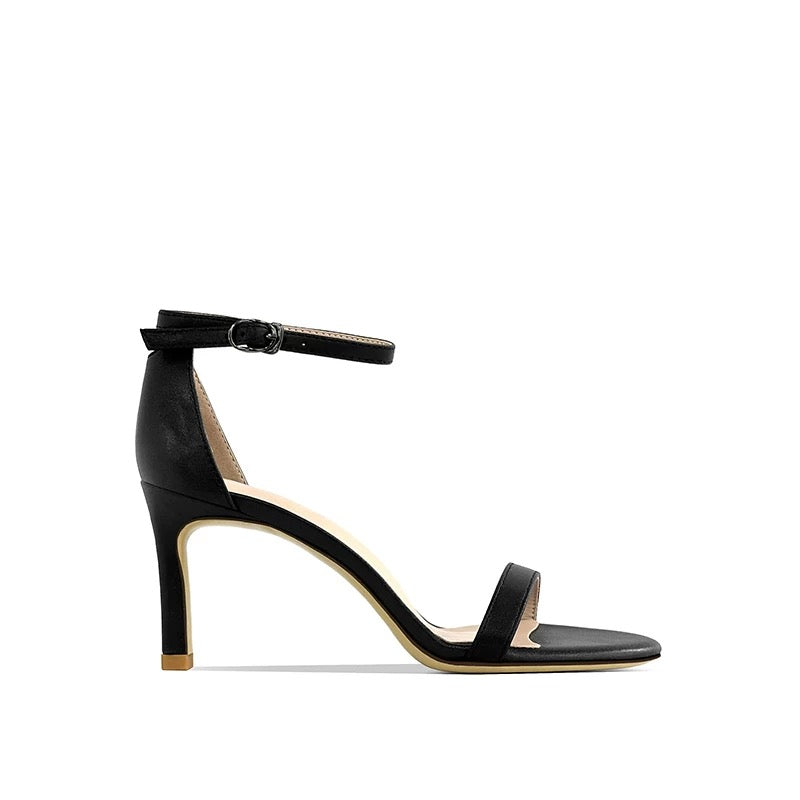 Classic black Strap Heels