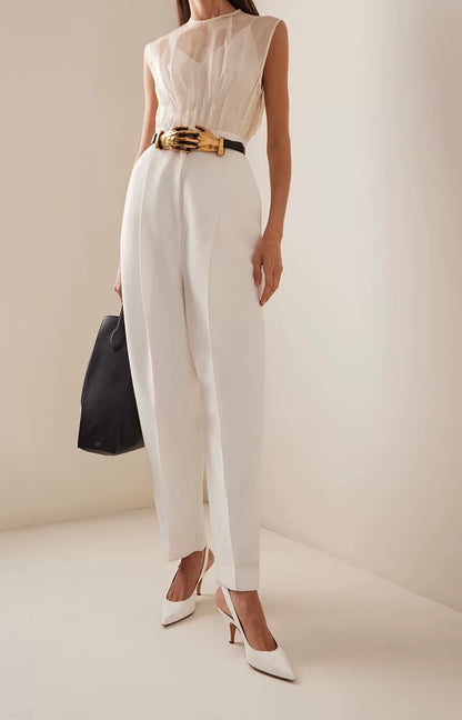 Silk Sculpted Blouse