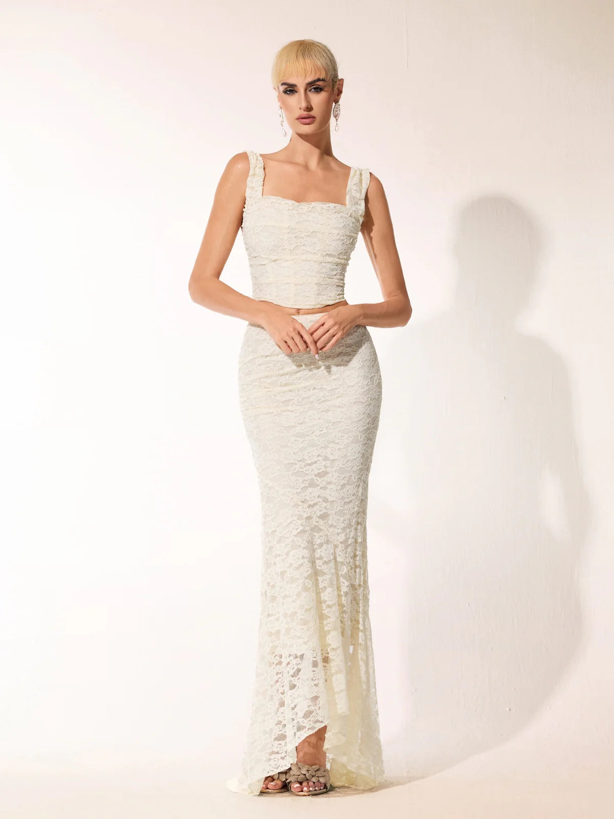 Lumière Lace Two-Piece Gown