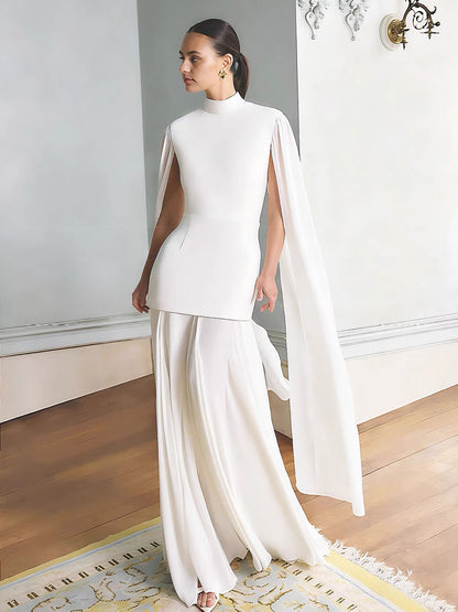 Vesper Cape Sleeve Maxi Dress