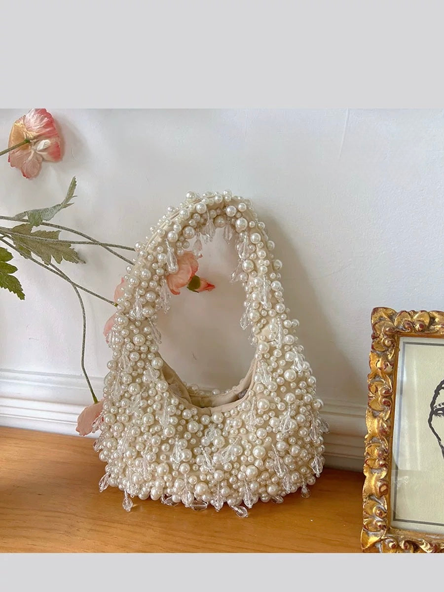 Bijou Pearl Bead Shoulder Ba