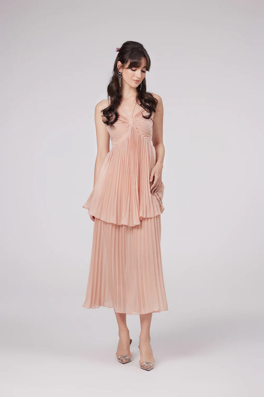 Orese pink maxi dress