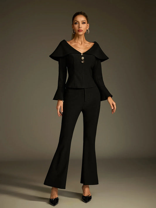 Eloise Off Shoulder Pant Set