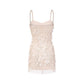 Eva mesh sequin mini dress