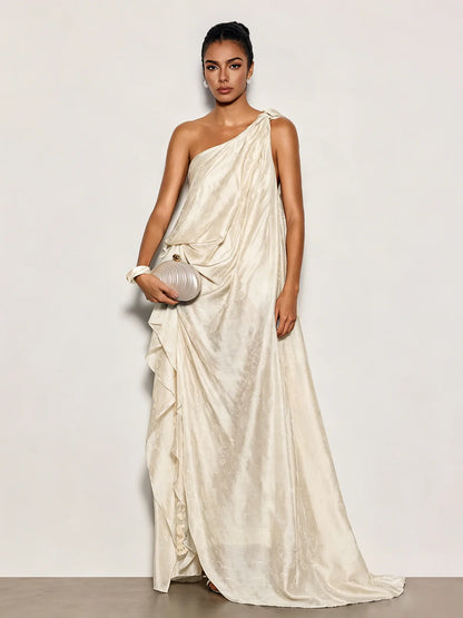 Celeste Drape Goddess Gown
