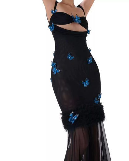 Lumina  Maxi Dress - Black