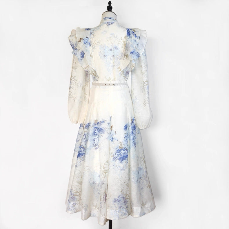 Vivienne Garden Ruffle Midi Set
