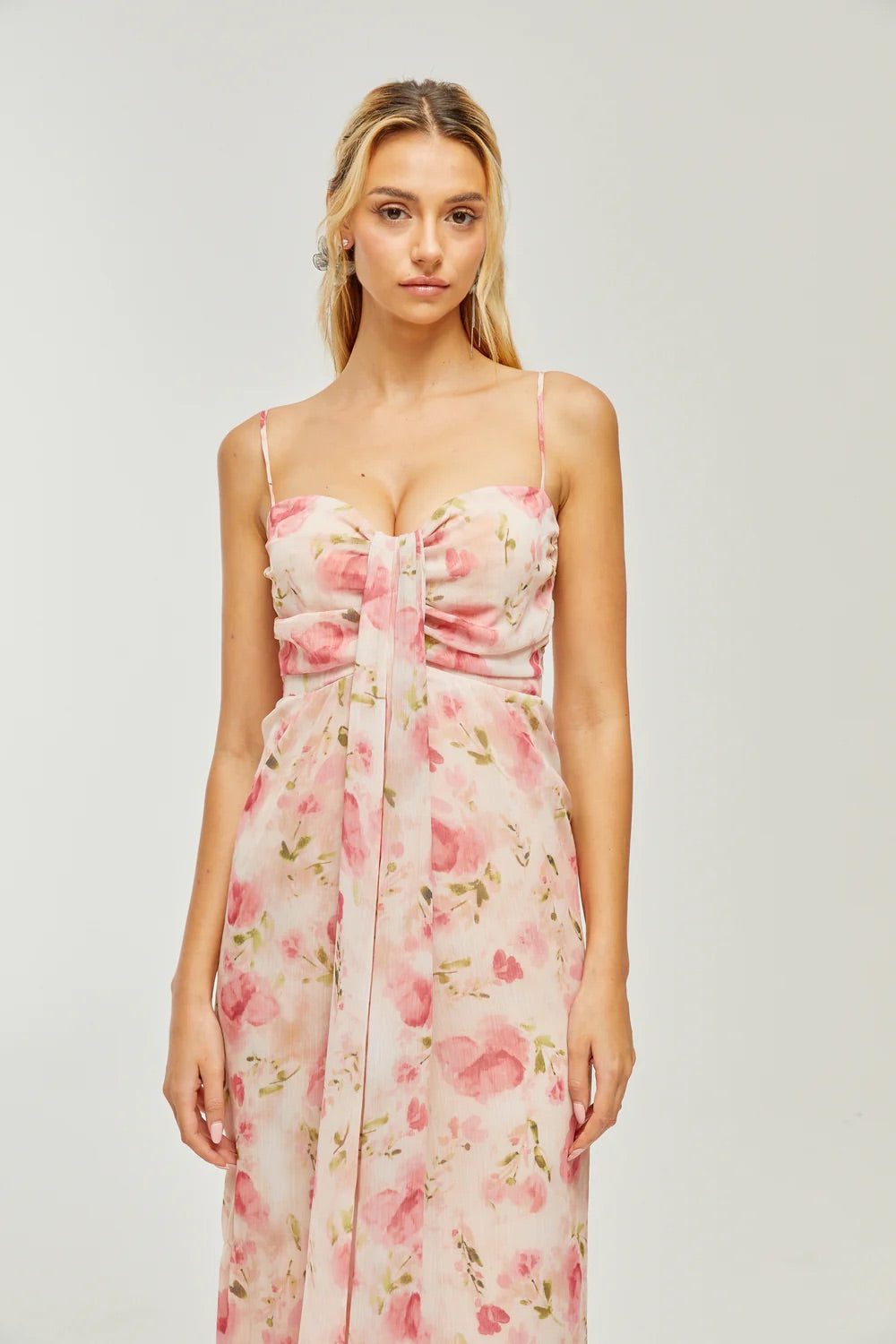 Sylvie floral maxi dress