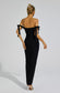 Antony pearls black maxi dress