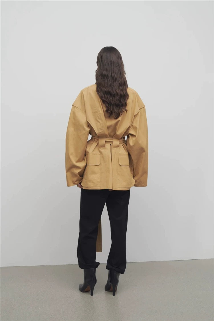 Sahara Belted Cotton Jacket