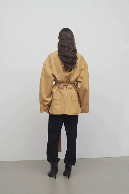 Sahara Belted Cotton Jacket