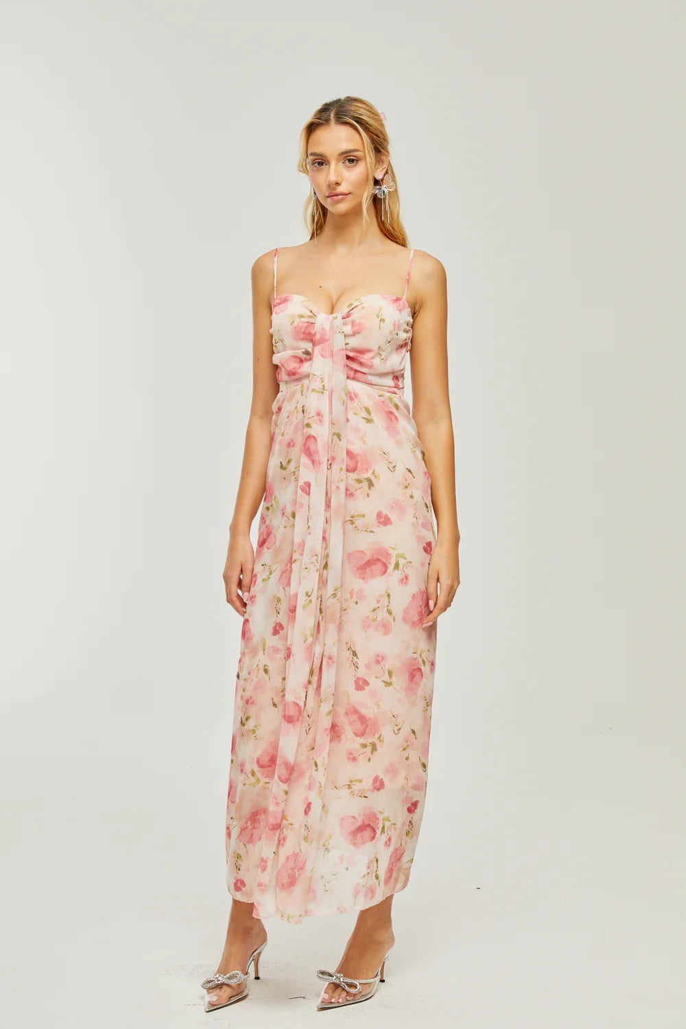 Sylvie floral maxi dress