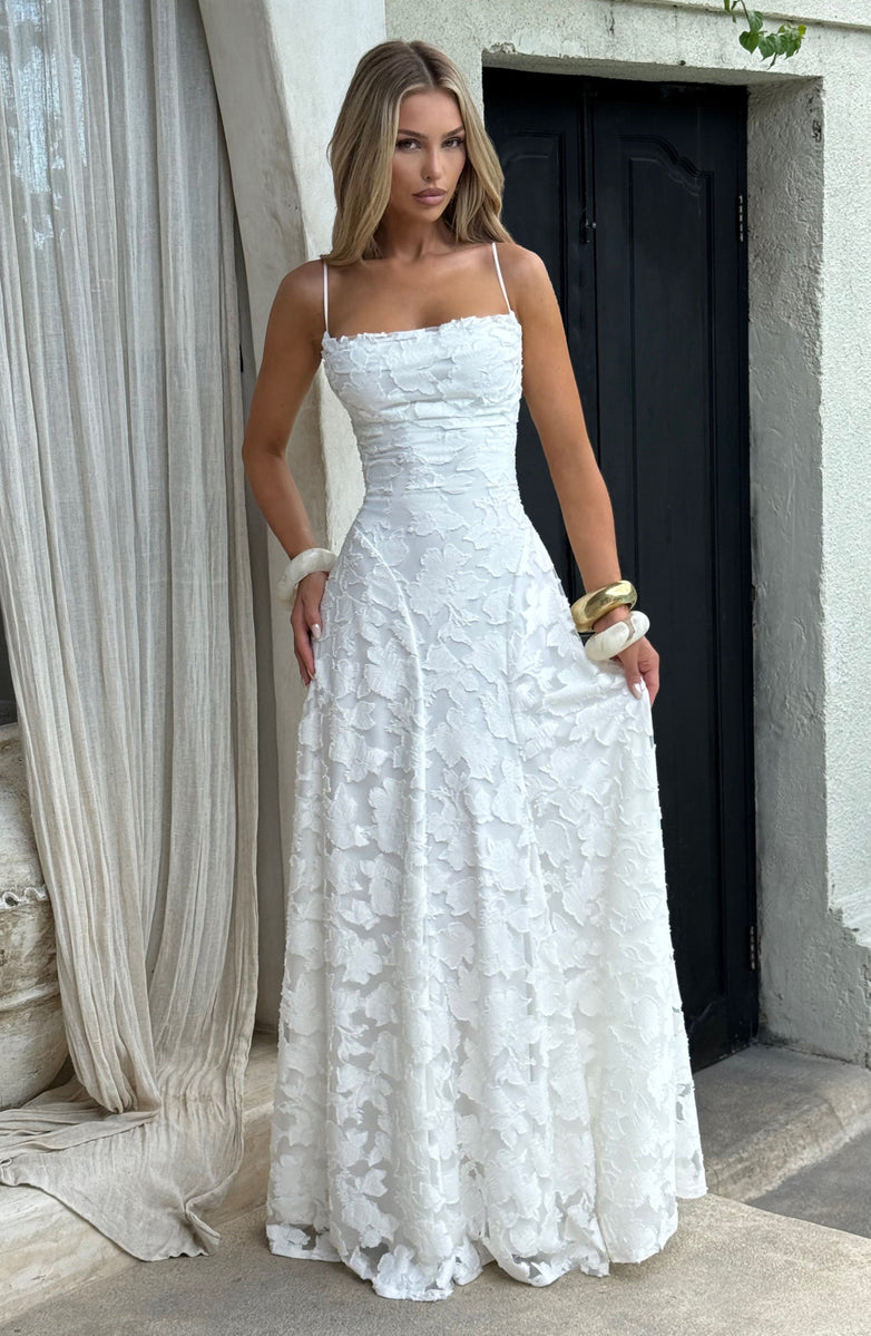 Rosalie Lace Backless Maxi Dress