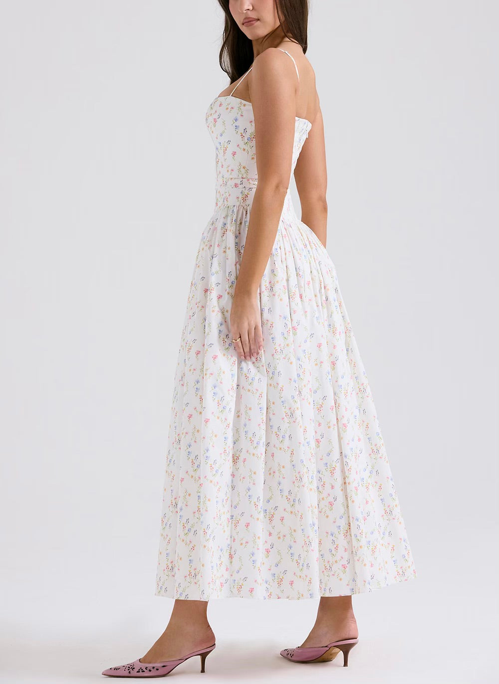 Ysabella floral maxi dress