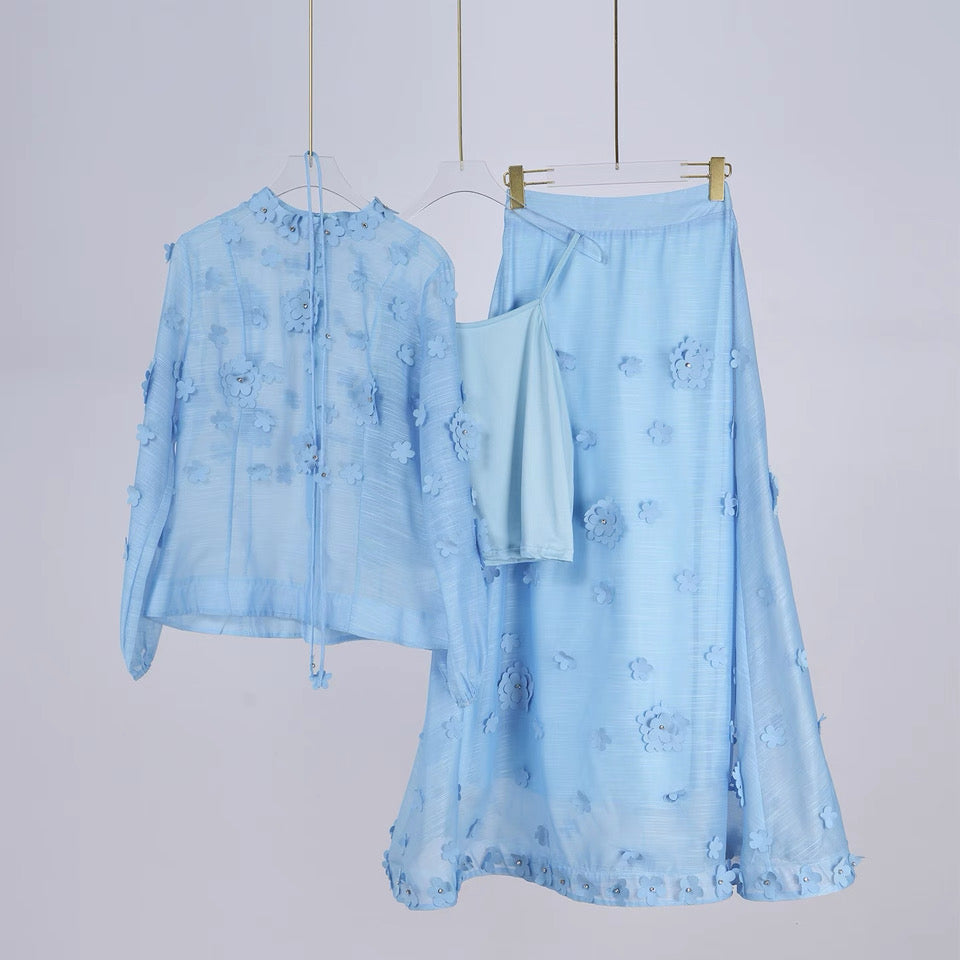 Fleur Ciel 3D Floral Set