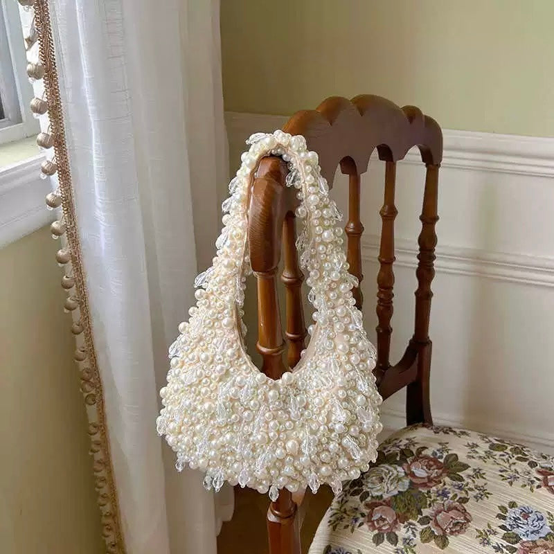 Bijou Pearl Bead Shoulder Ba