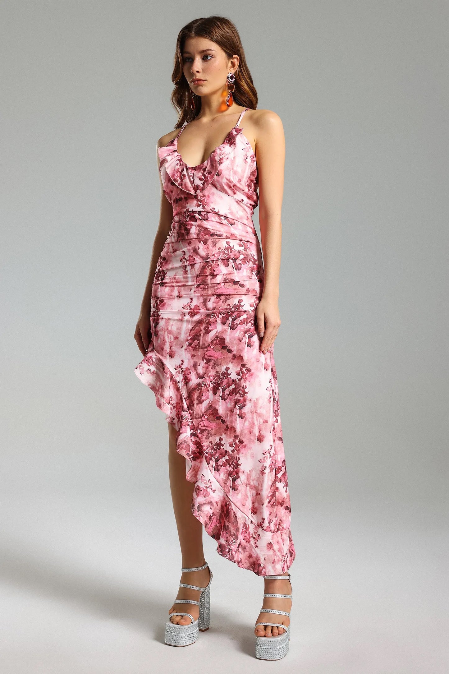 Fayle ruffle maxi dress