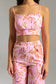 Uara printed pink set