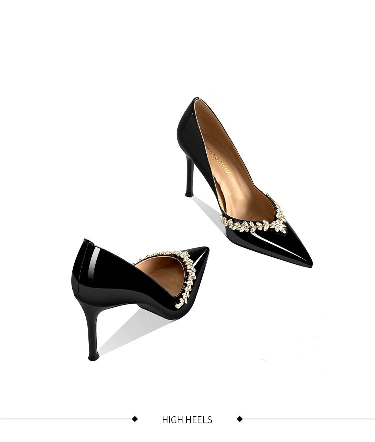 Jolie Crystal Embellished Pumps