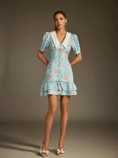 Rosemary Garden Collar Dress