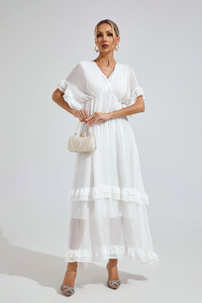 Elysia Mandarin Floral Dress