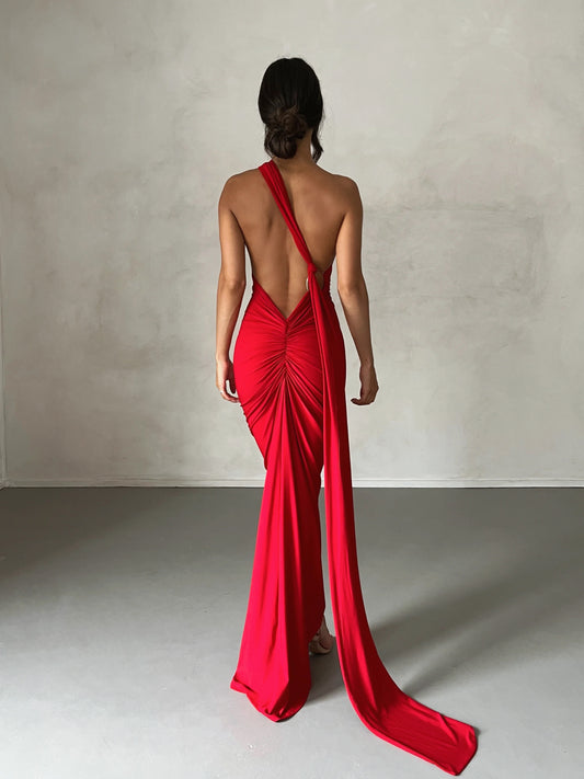 Eloise backless maxi dress