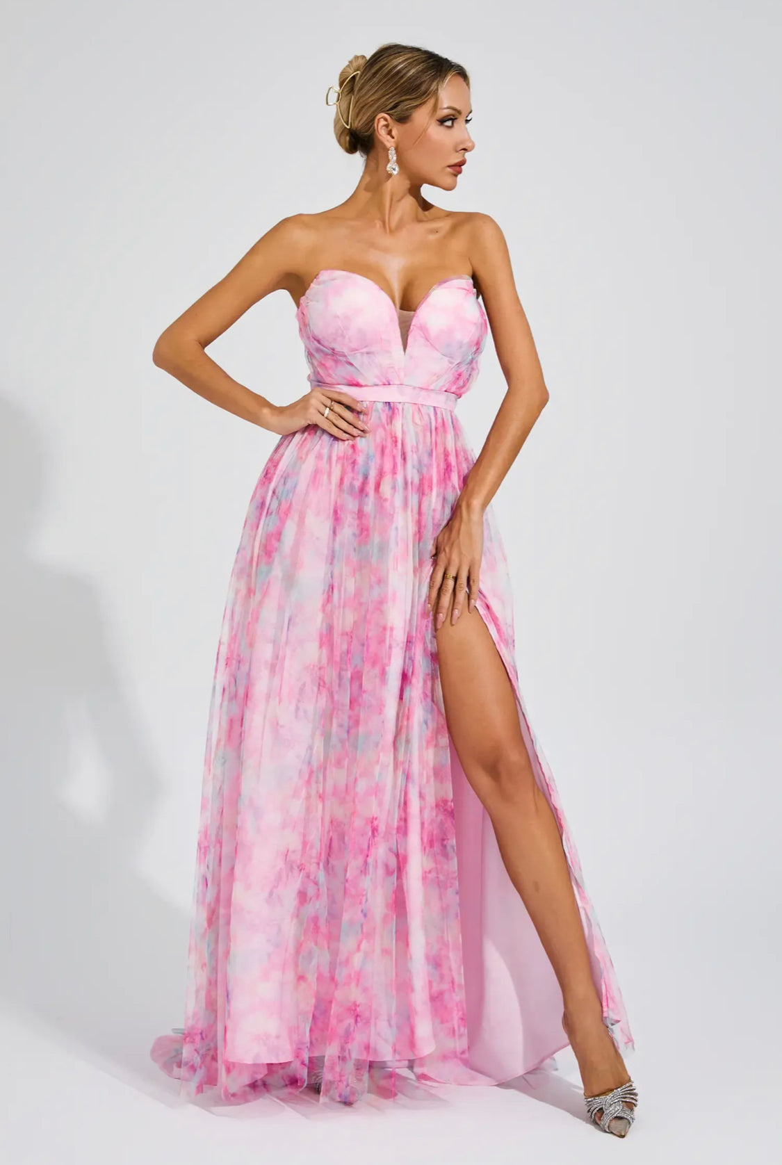 Sheila pink maxi dress