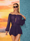 Marcella off shoulder mini dress