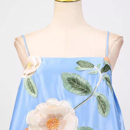 Soleil Blossom A-Line Mini Dress