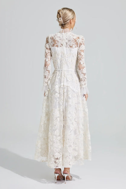 Elodie Floral Lace Maxi Dress
