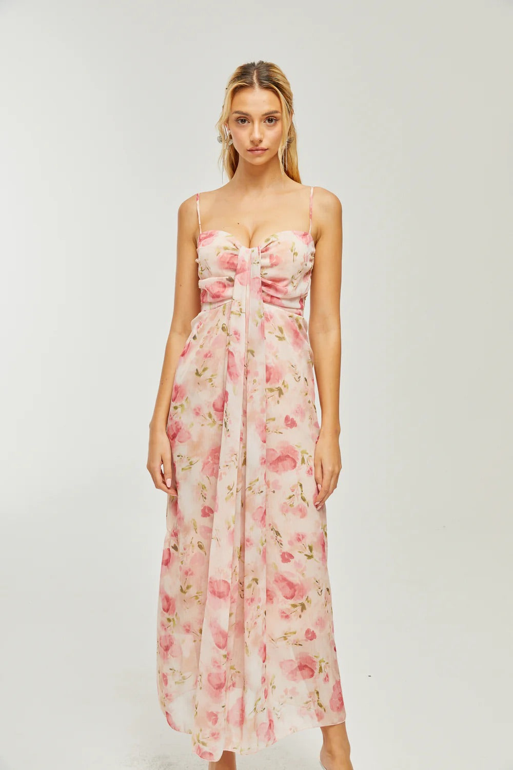 Sylvie floral maxi dress