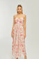 Sylvie floral maxi dress