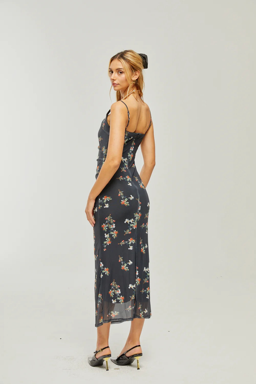 Renee floral midi dress