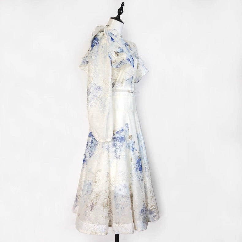 Vivienne Garden Ruffle Midi Set