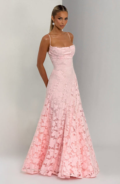 Rosalie Lace Backless Maxi Dress
