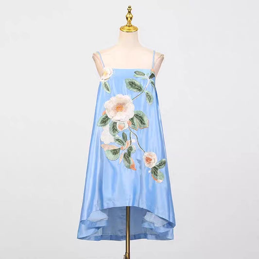 Soleil Blossom A-Line Mini Dress