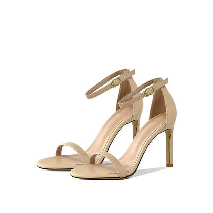 Classic Nude Strap Heels